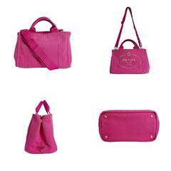 プラダ 1BG439 トートバッグ ピンク  PRADA カナパミニトート カナパの画像