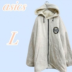【asics】 古着　希少　ヴィンテージ　ボア　パーカー　90s コート　Lの画像