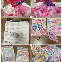 【おもちゃまとめ売り】プリキュア　グッズ　パズル　ぬいぐるみ　衣装　絵本　図鑑　シールの画像