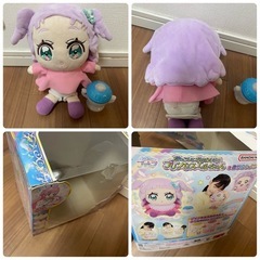 【おもちゃまとめ売り】プリキュア　グッズ　パズル　ぬいぐるみ　衣装　絵本　図鑑　シールの画像