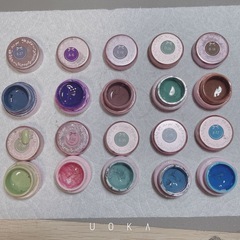 カラージェル100色の画像