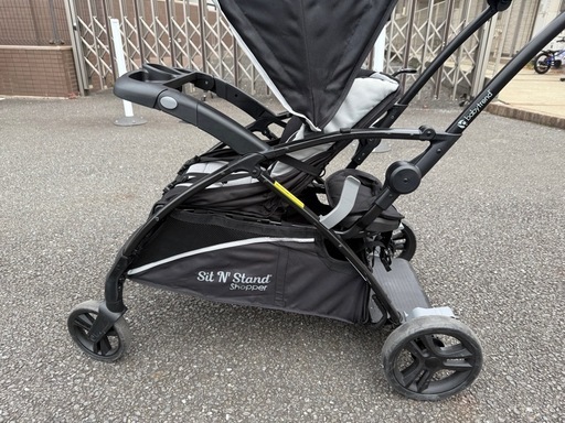 日本育児 シット&スタンド スマートライド 二人乗りベビーカー 双子年子