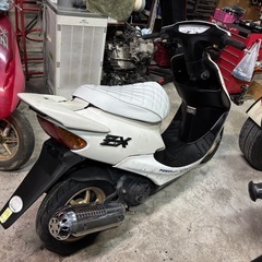 HONDA DIO ZX 】大人気 2スト　ホワイト　エナメルシート新品の画像