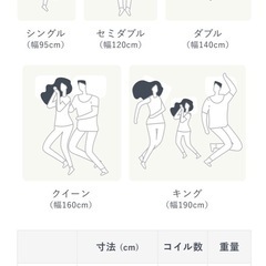 【セット売りのみ（単品不可）】無印良品 木製ダブルサイズベッド・オーク材用ベッド下収納２個、NELL ダブルマットレスの画像