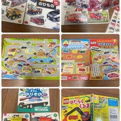 【おもちゃまとめ売り】乗り物　車　トミカ　TOMICA グッズ　パズル　絵本　シール　パジャマ　マグネット遊びの画像