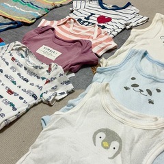 子ども服　ベビー服　70 ロンパース　肌着　半袖　セット　まとめ　の画像
