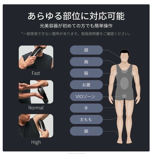 Ulike IPL 男性専用光美容器 メンズ脱毛 脱毛器 ヒゲ VIO対応 美品