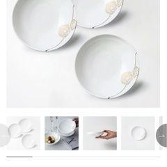 ボーンチャイナお皿　新品・未使用の画像