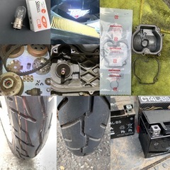 送料無料も メンテ済 タイヤ新品 ホンダ トゥデイ 低燃費 4ストロークエンジン　ジョグ　レッツ 原付 スクーター の画像