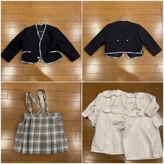 【新品同様】東幼稚園制服一式セット　女の子　110 120の画像