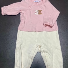 【20日まで】新品・ブランド含む　ベビー服60〜70秋冬　ロンパース・肌着まとめての画像