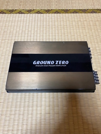 ground zero 4ch　アンプ