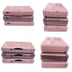 186000 現状品 Nintendo 任天堂 ニンテンドウ  ニンテンドーDS Lite  USG-001  メタリックローズ　ピンク 3点まとめ売り [0000000001795]の画像