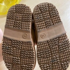ムートンブーツ　16センチの画像