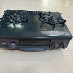 【美品　グリル未使用】リンナイ ガスコンロ KSR563BKの画像