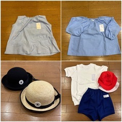 【新品同様】東幼稚園制服一式セット　女の子　110 120の画像