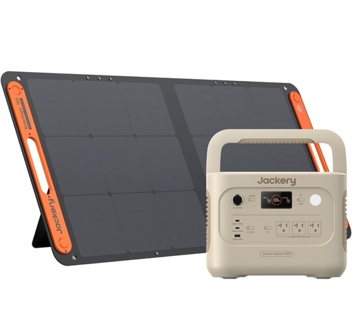 【定価 約21万】 Jackery サンドゴールドポータブル電源 1000 New＋ Jackery ソーラーパネル セット