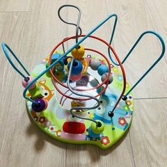 ジャドール　木製　知恵玩具　ビーズメイズルーピング　アクティビティ　の画像
