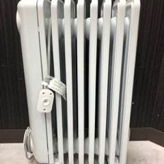 ■ デロンギ(DeLonghi) オイルヒーター ホワイト L字型フラットフィン8枚 [8~10畳用] JRE0812 稼働品の画像