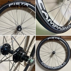 Campagnolo Pistaトラックホイールセット チューブラータイヤ付の画像