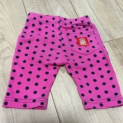 ベビードール、ハーフパンツ、80、ドットの画像