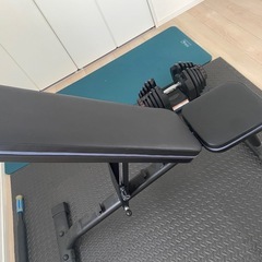 可変式ダンベル40kg×2SET+ベンチ+マット付の画像