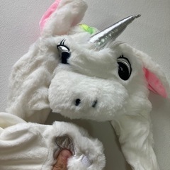 ユニコーン　耳ピコ　被り物　帽子　ハロウィンの画像
