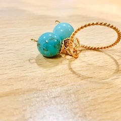 本日サービス特価！ハンドメイドのターコイズリングの画像