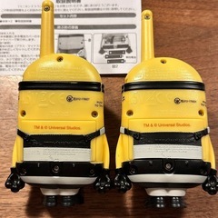 美品☆ミニオンズ  トランシーバー 動作確認済の画像