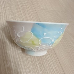 未使用品　お茶碗2つセット　茶碗　レディース　花柄　ゆめ工房　徳三郎の画像