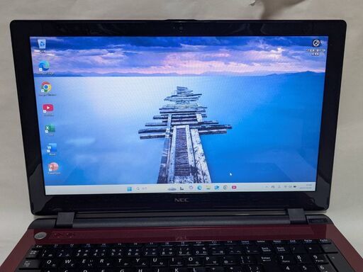 ?NEC?Lavie?NS150CAR?美品赤?SSD?メモリ16GB?WIN11?Office2021?25H2適用