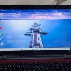 🎑NEC🌟Lavie🌟NS150CAR🌟美品赤🌟SSD🌟メモリ16GB🌟WIN11🌟Office2021の画像
