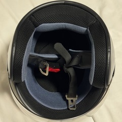 バイク ヘルメット ジェットヘルメット 黒の画像