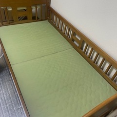 シングルベット+マットレスの画像