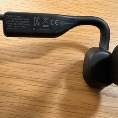ジャンク品 AfterShokz AS660 骨伝導イヤホン ブラック・グレーの画像