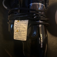美品　ドライヤー　KOIZIMI　マイナスイオンヘアドライヤー　PHD−Ｔ930/BKの画像