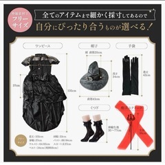 ハロウィン魔女5点セットの画像