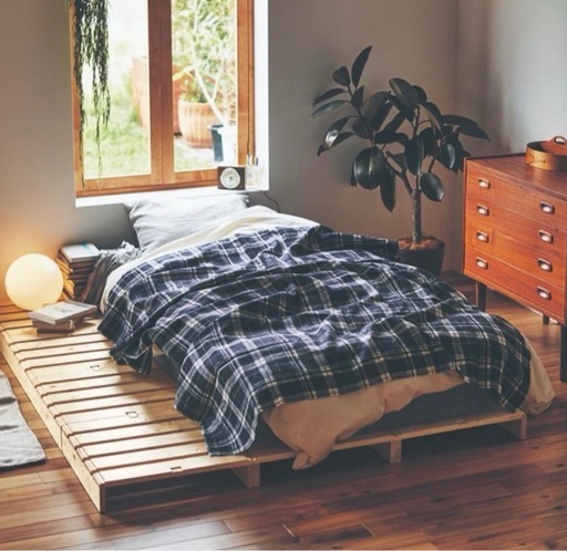 ベルメゾン　ベットフレーム　すのこ