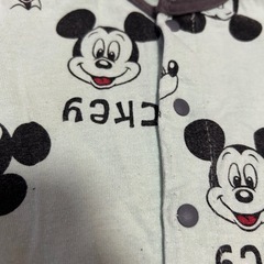 ミッキーロンパース2着セット の画像