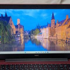🎑NEC🌟Lavie🌟NS300R🌟高機能美品赤🌟Ryzen🌟SSD256GB🌟WIN11🌟Office2021の画像