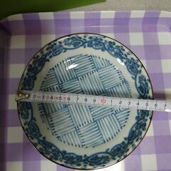 新品箱入り【絵変わり深皿揃え／取り分け皿×５】の画像