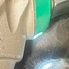 M697DSX　動作確認OK LEDライト付き　マキタ インパクトドライバー バッテリー2個付き 充電器付き ケース付き 14.4ボルト　の画像