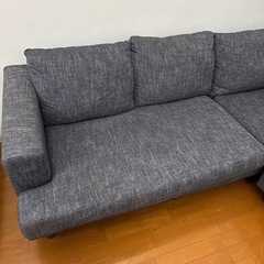 3人がけソファー (右、左と向き変えれます)の画像
