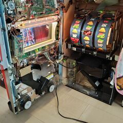 【直接引取】エウレカセブン パチスロ筐体【コイン不要機取付済】の画像