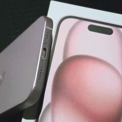 iPhone15　128GB ピンク　本体と箱のみの画像