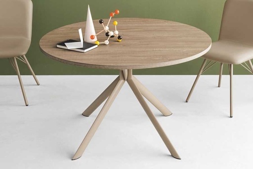 カリガリス コヌビア ジョーべ 伸長式円形ダイニングテーブル