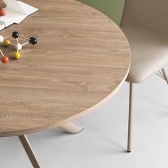 カリガリス コヌビア ジョーべ 伸長式円形ダイニングテーブル ／ Calligaris connubia GIOVE Round table[CB4739-D 120]の画像