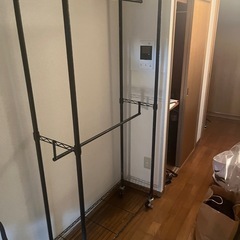 2段ハンガー 
メタルラックの画像