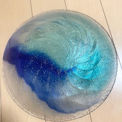 ブルーお皿2枚セットの画像