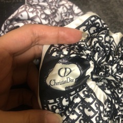 Christian Dior ディオール シュシュ 2点セットの画像